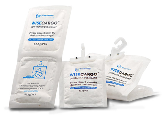 wisecargo container desiccant packets
